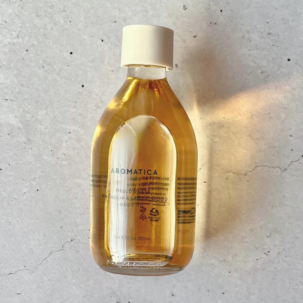 オーガニックボディーオイル ‐メロウニス ボディオイル マグノリア&サンダルウッド/AROMATICA/ボディオイルを使ったクチコミ（1枚目）