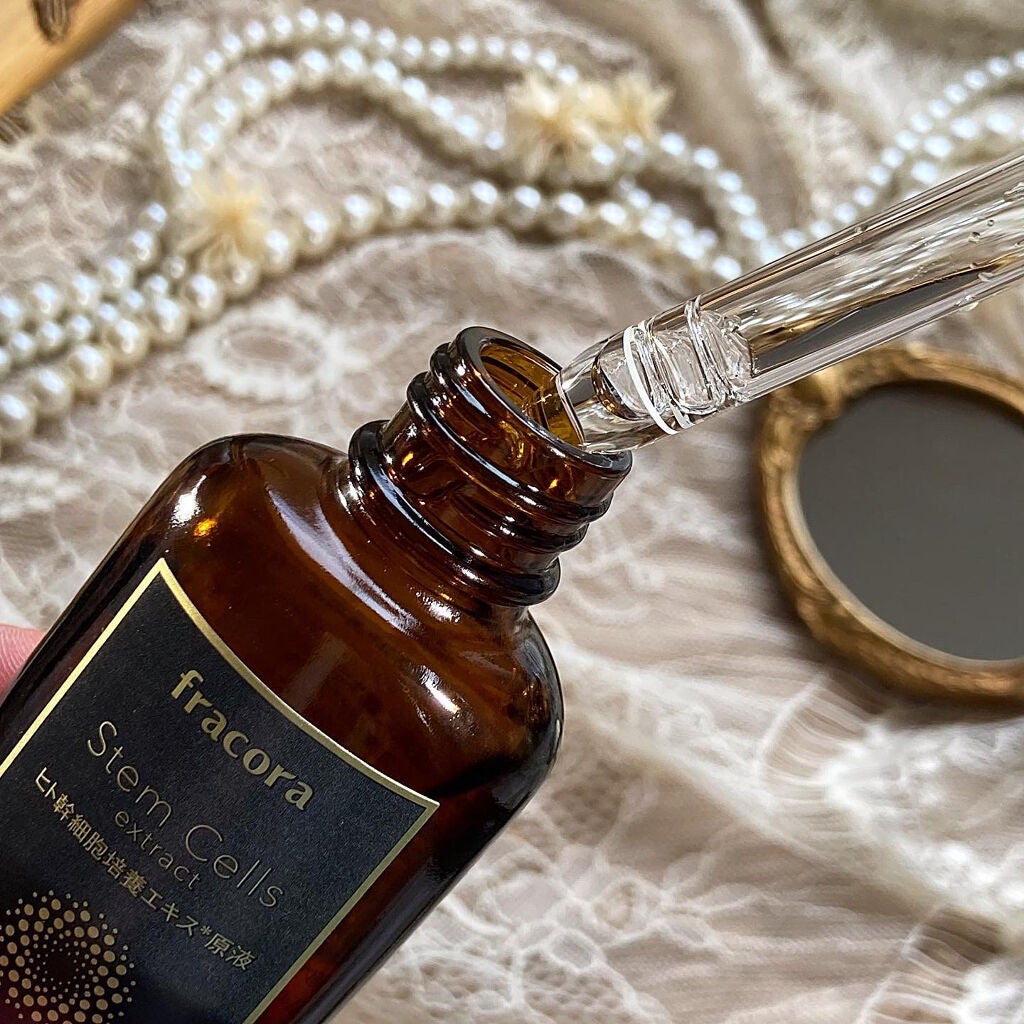 ヒト幹細胞培養エキス原液/fracora/美容液を使ったクチコミ(3枚目)