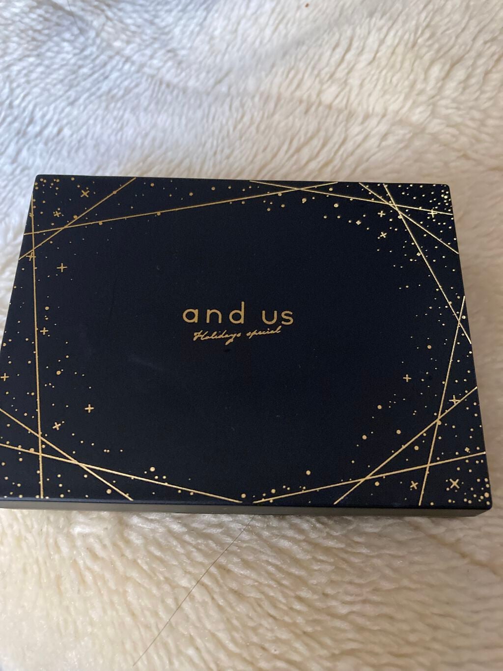 and us  ウィンターコフレパレット  winter night/and us/アイシャドウパレットを使ったクチコミ(1枚目)