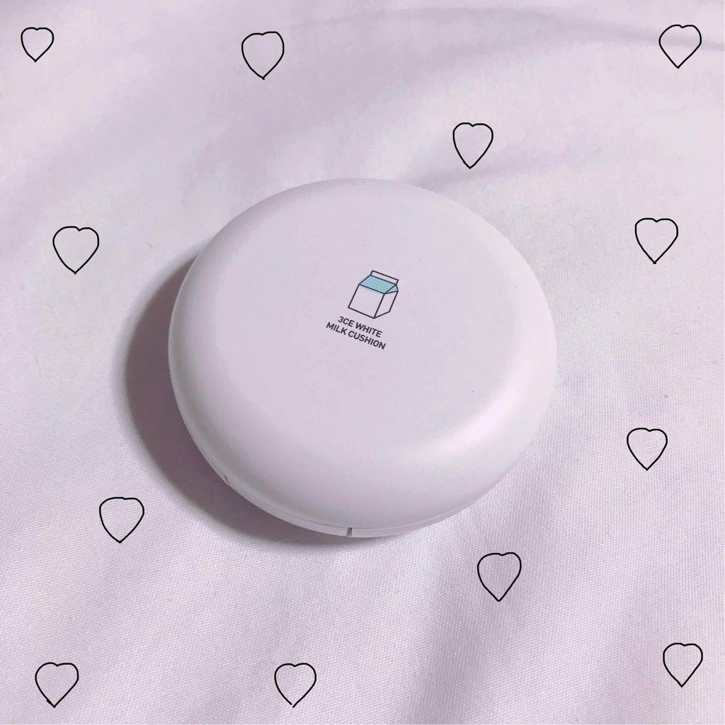 WHITE MILK CUSHION/3CE/クッションファンデーションを使ったクチコミ(1枚目)