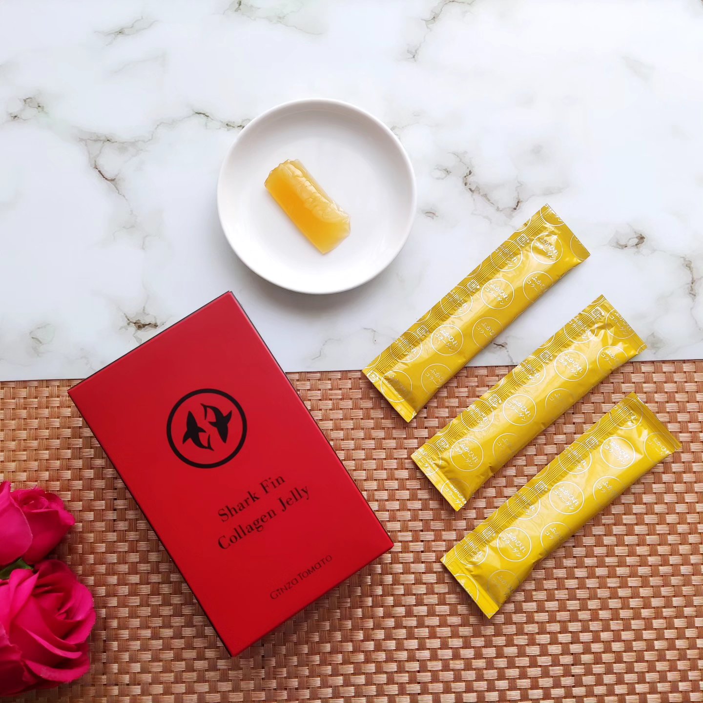 ふかひれコラーゲンゼリー/銀座トマト/食品を使ったクチコミ（1枚目）