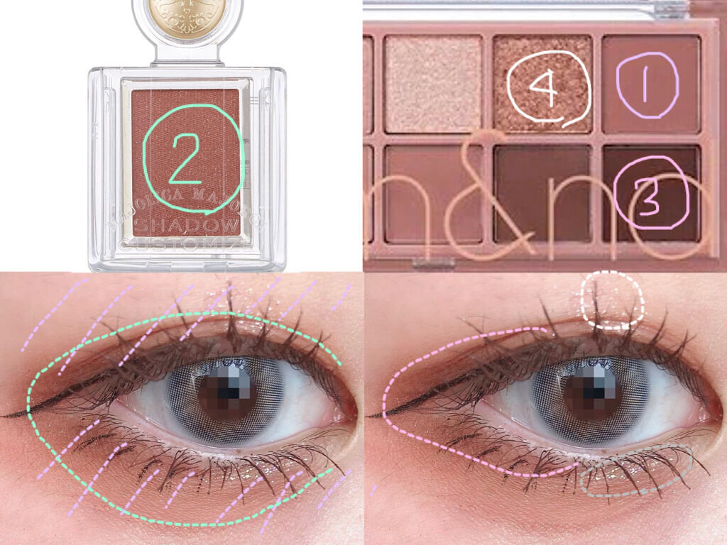 ベターザンパレット/rom&nd/アイシャドウパレットを使ったクチコミ（2枚目）