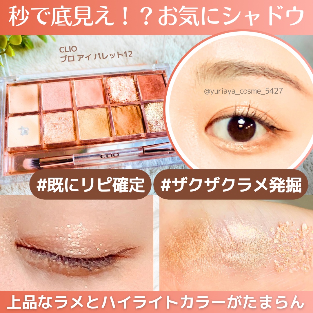 プロ アイ パレット/CLIO/アイシャドウパレットを使ったクチコミ（1枚目）