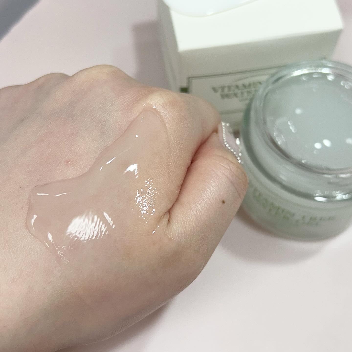 ビタミンウォータージェルアドバンスド/I'm from/フェイスクリームを使ったクチコミ（3枚目）