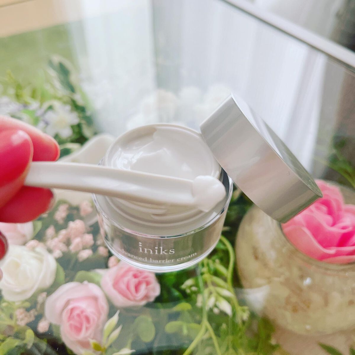 アドバンスバリア クリーム (敏感肌用クリーム)/iniks/フェイスクリームを使ったクチコミ（3枚目）