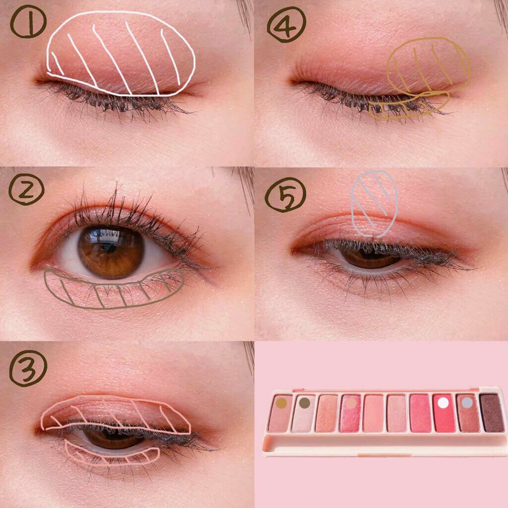 プレイカラー アイシャドウ/ETUDE/アイシャドウパレットを使ったクチコミ(3枚目)