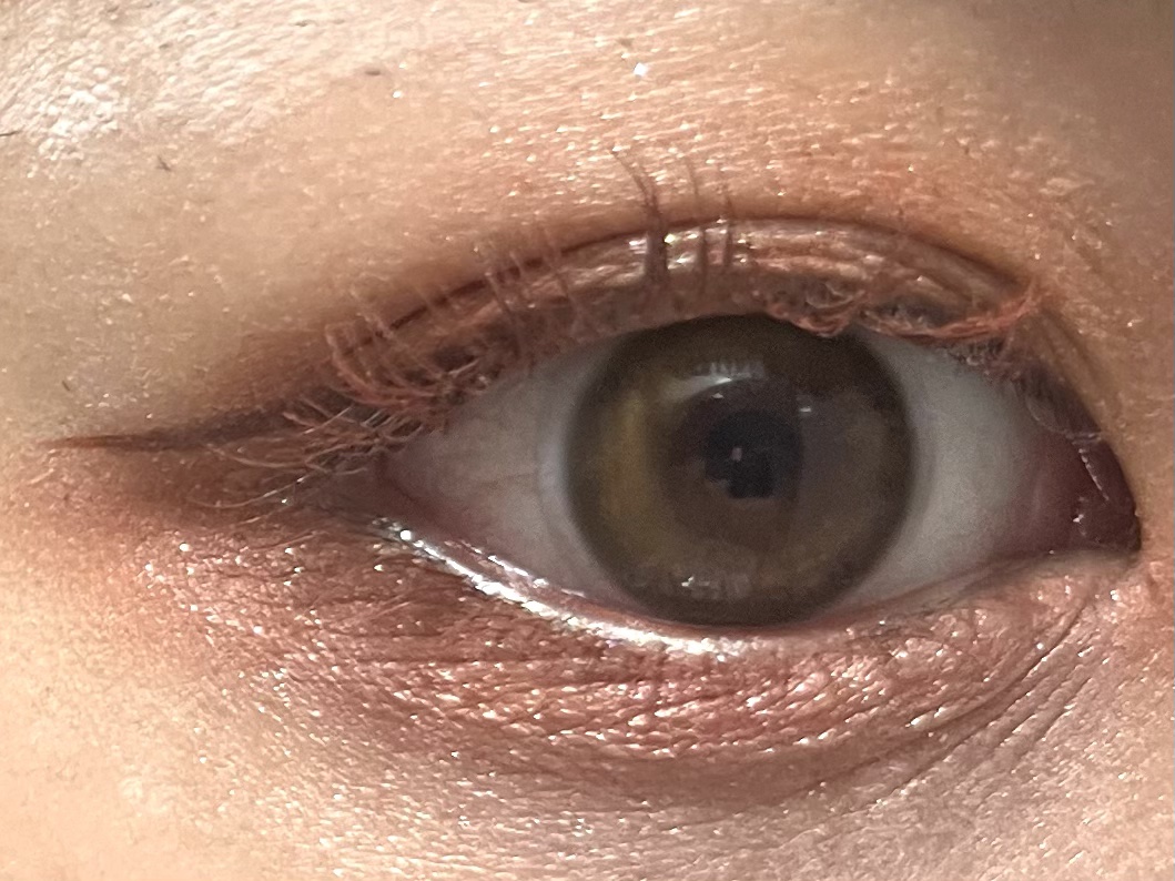 Chu's me 1day グロスブラウン/Chu's me/ワンデー（１DAY）カラコンを使ったクチコミ（3枚目）