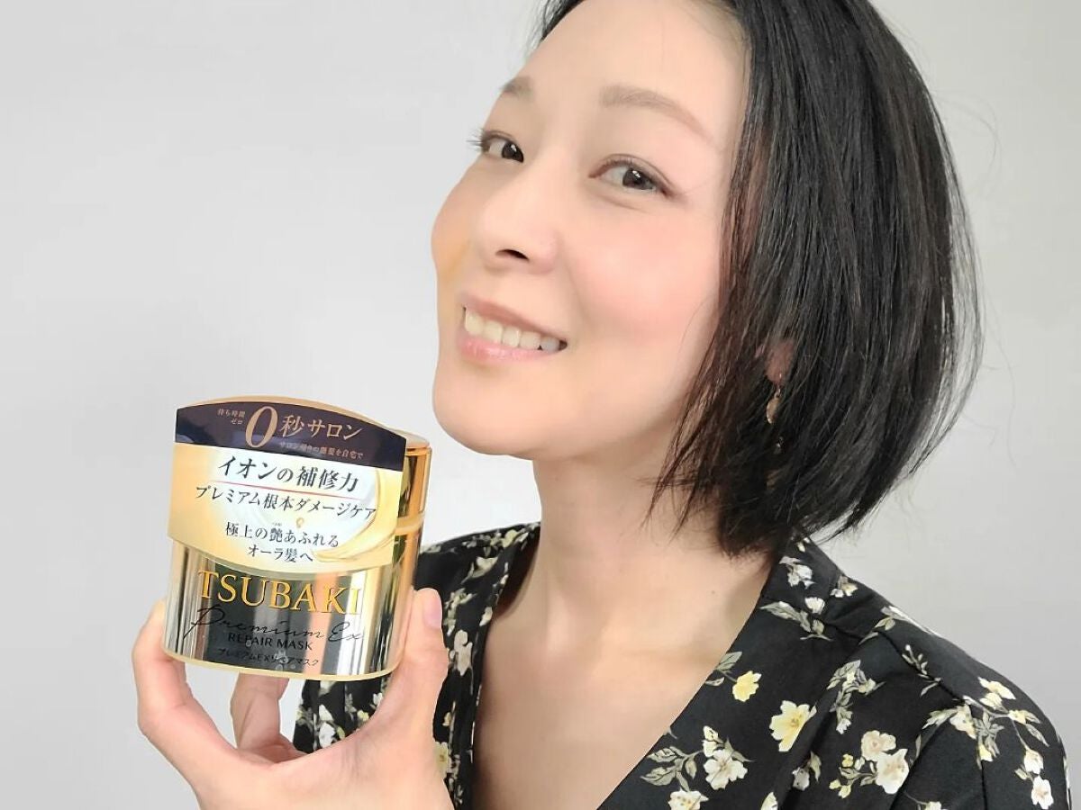 プレミアムEXリペアマスク/TSUBAKI/ヘアマスク・ヘアパックを使ったクチコミ(1枚目)