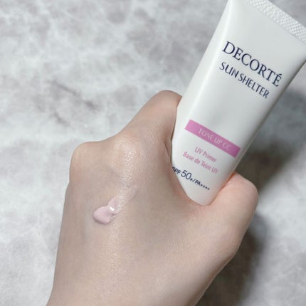 サンシェルター トーンアップCC/DECORTÉ/CCクリームを使ったクチコミ(3枚目)