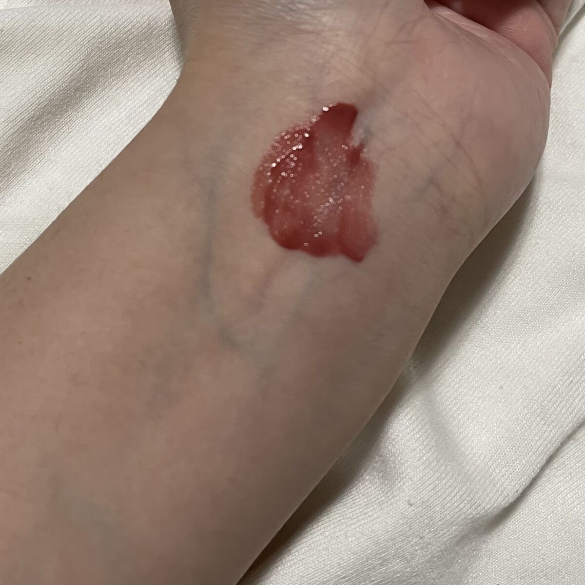 グリスニングウォータリングティント G11 タロトースト/FlowerKnows/リップティントを使ったクチコミ（2枚目）