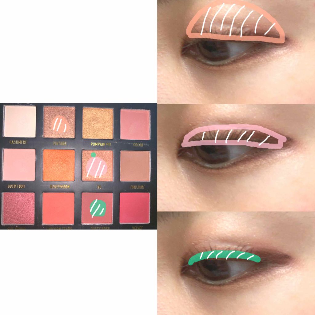 yu on LIPS 「今日のメイク❁ほんとにこのアイシャドウパレット使える✨メイクの..」(2枚目)