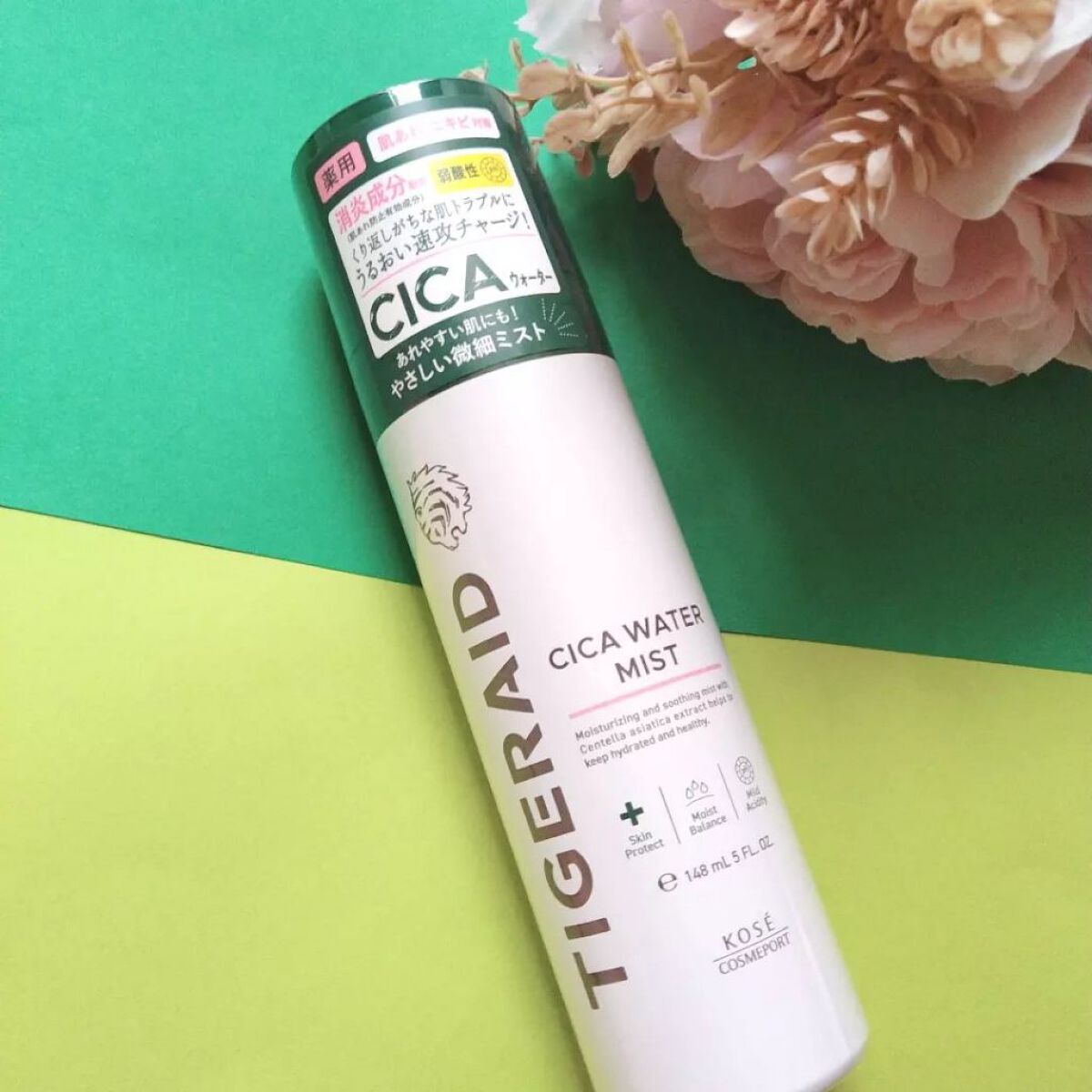 『タイガレイド 薬用CICAウォーター ミスト』
⁡⁡
⁡⁡くり返しがちな肌あれやニキビ、乾燥トラブルを防ぐ消炎成分配合の薬用CICAミスト。⁡
⁡ふんわり微細ミストが角層まで浸透し、顔もからだも一気に速攻うるおいチャージ。やさしい使い心地