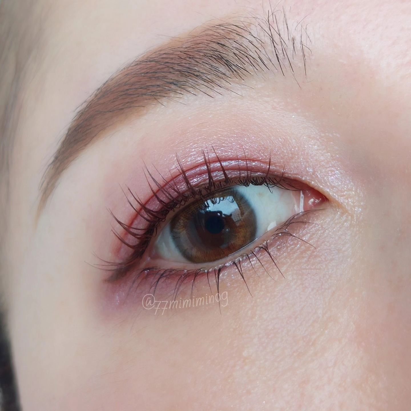 トーン タッチ アイズ 17 美蘇芳 -BISUOU/SUQQU/単色アイシャドウを使ったクチコミ（3枚目）