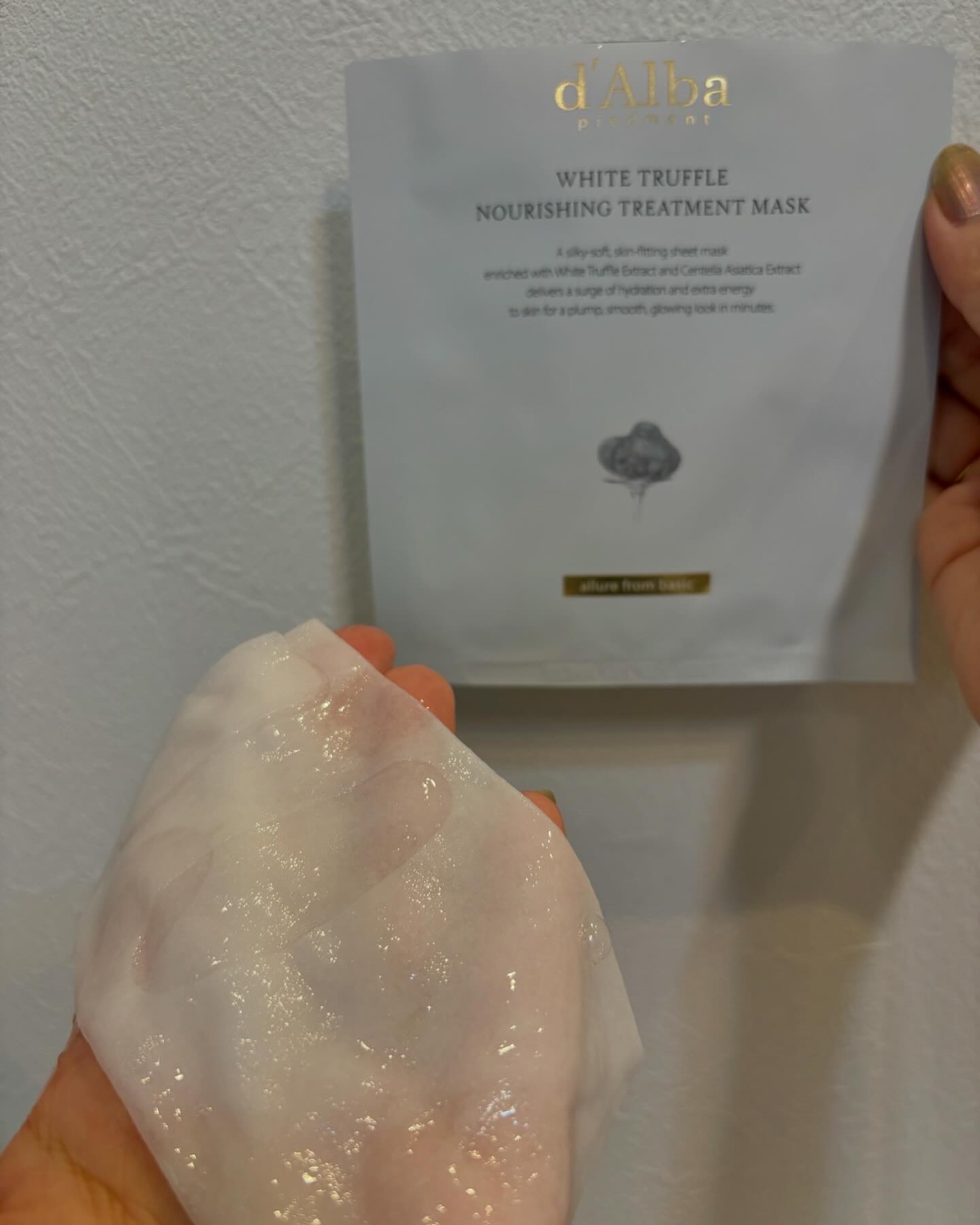 ホワイトトリュフナリシングトリートメントマスク/ダルバ/シートマスク・パックを使ったクチコミ（3枚目）