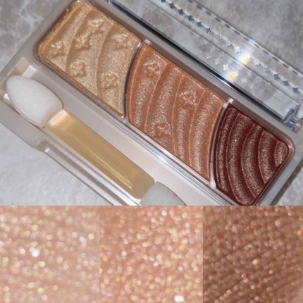 トーンアップアイシャドウ/CEZANNE/アイシャドウパレットを使ったクチコミ(3枚目)