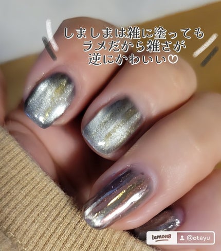 inbity シルクマグネットジェル/Petit Price/ジェルネイルを使ったクチコミ(4枚目)