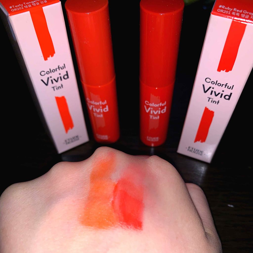 カラフルビビッドティント/ETUDE/口紅を使ったクチコミ(1枚目)