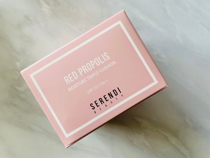 RED PROPOLIS MOISTURE TRIPLE CUSHION/SERENDI BEAUTY/クッションファンデーションを使ったクチコミ(8枚目)