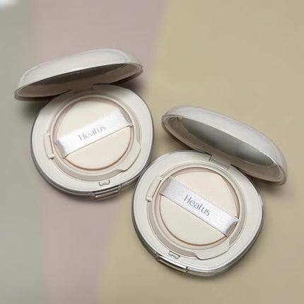 ブリージンググロークッション/Healus/クッションファンデーションを使ったクチコミ(6枚目)