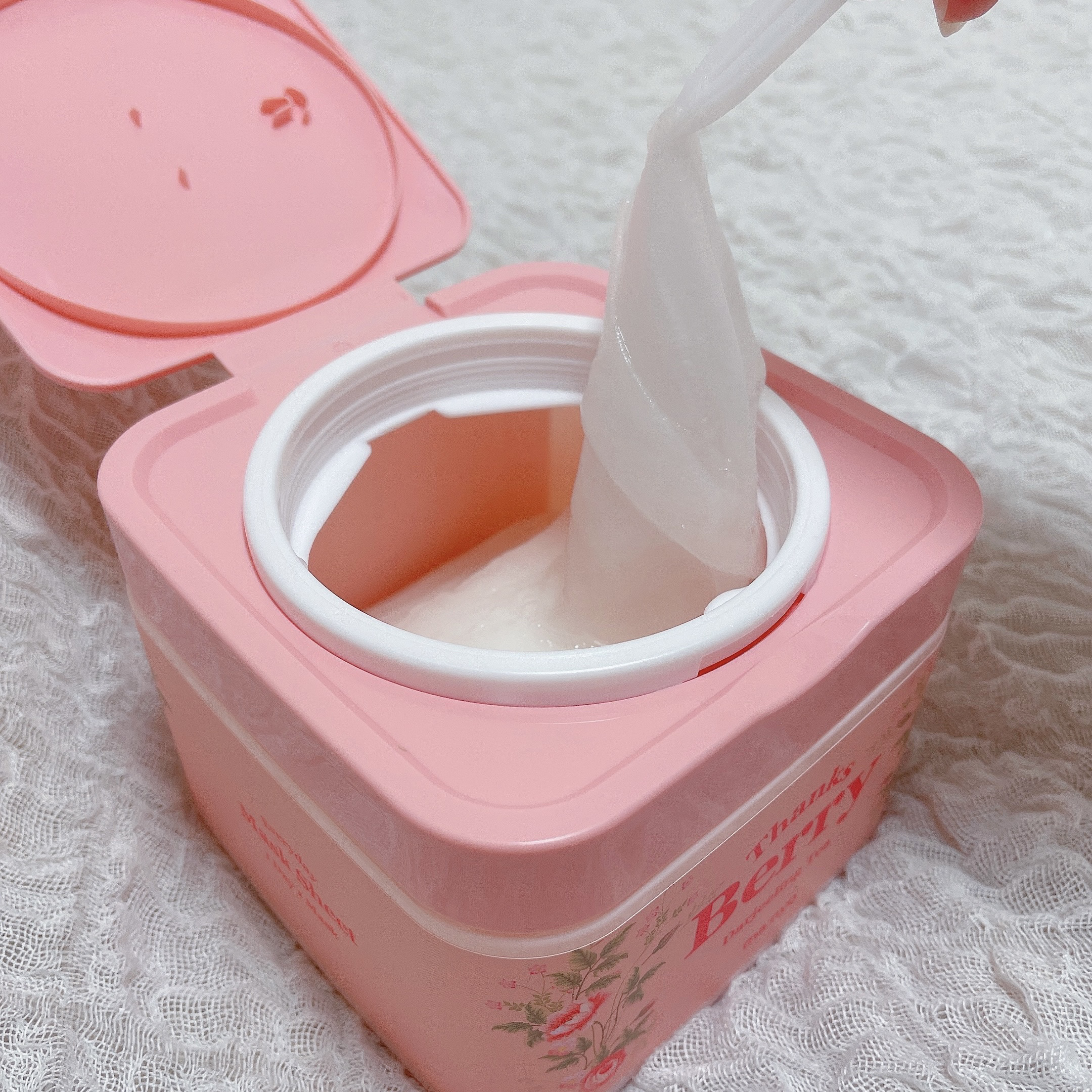 Thanks Berry ダージリンティー マスク/manyo/シートマスク・パックを使ったクチコミ（3枚目）