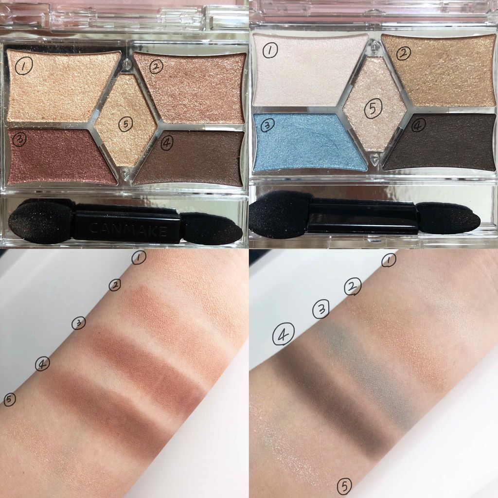 【旧品】パーフェクトスタイリストアイズ/キャンメイク/アイシャドウパレットを使ったクチコミ(2枚目)