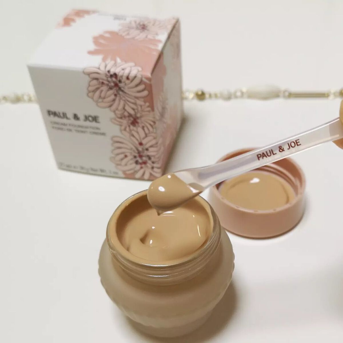 フォンダン クリーム ファンデーション/PAUL & JOE BEAUTE/クリーム・エマルジョンファンデーションを使ったクチコミ(3枚目)