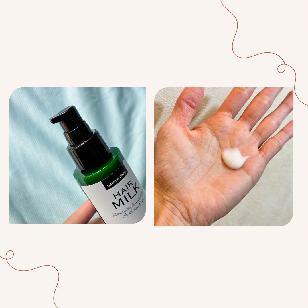 Natsuki on LIPS 「ネイチャーディープツヤ髪ミルク〈洗い流さないトリートメント..」(2枚目)