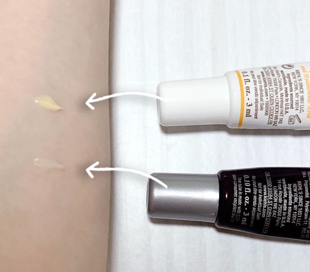 Kiehl's キールズ SP アイゾーン トリートメントのクチコミ「キールズの目元用スキンケアのご紹介👼🏻✨
どちらもアドベントカレンダーに入っていた3mlのお試.....」（2枚目）