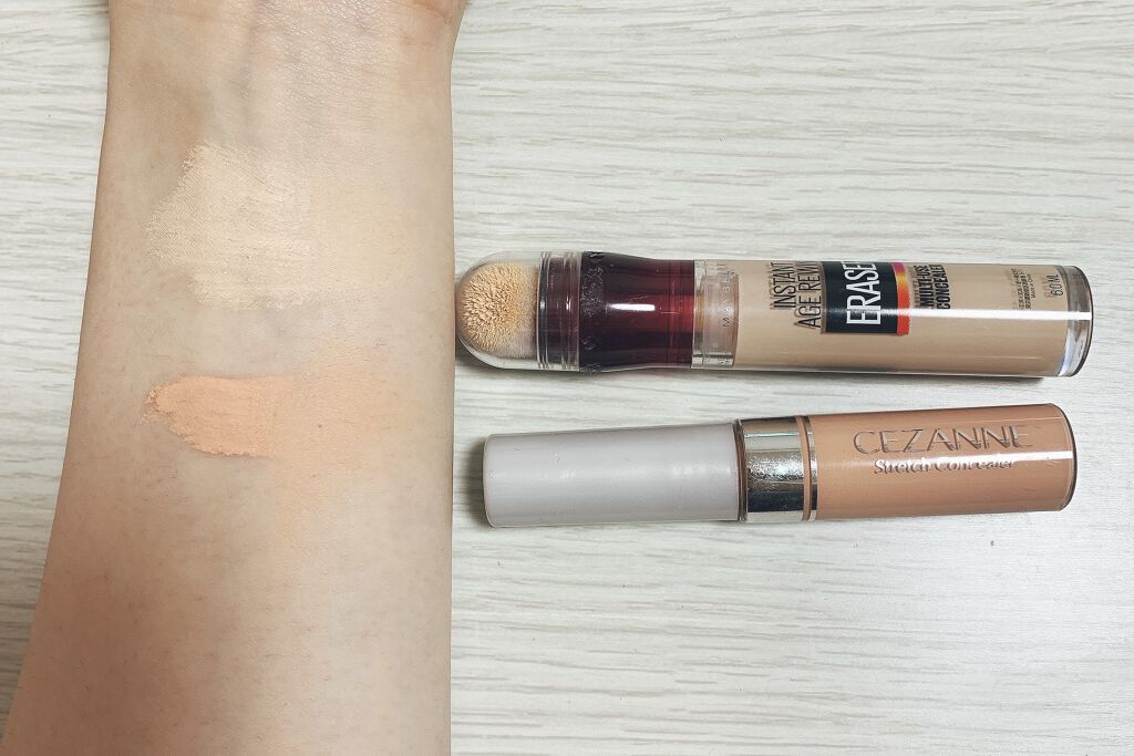 インスタント コンシーラー 100 明るめの肌色/MAYBELLINE NEW YORK/リキッドコンシーラーを使ったクチコミ（1枚目）