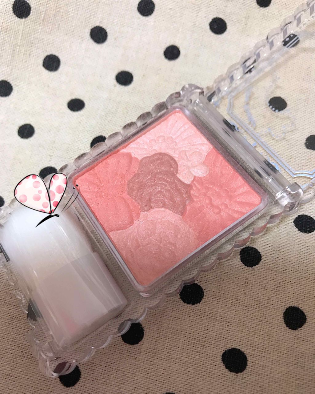 グロウフルールチークス/キャンメイク/パウダーチークを使ったクチコミ（2枚目）