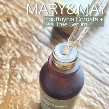 MARY&MAY Houttuynia Cordata + Tea Tree Serumのクチコミ「

MARY&MAYのHouttuynia Cordata + Tea Tree Serumで.....」（3枚目）