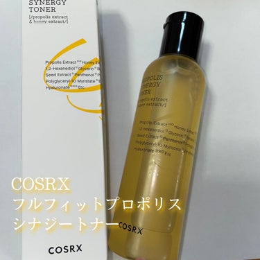 保湿力もありつつ、使いやすい

【紹介商品】
💛 COSRX フルフィットプロポリスシナジートナー Full Fit Propolis Synergy Toner  Qoo10で購入しました。

【使い