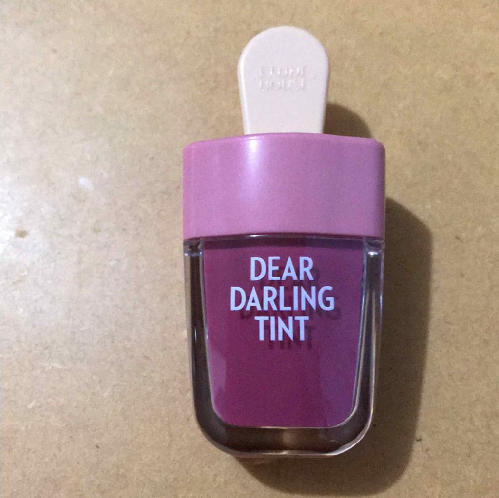 ディアダーリン ウォータージェルティント (アイスティント)/ETUDE/口紅を使ったクチコミ(2枚目)