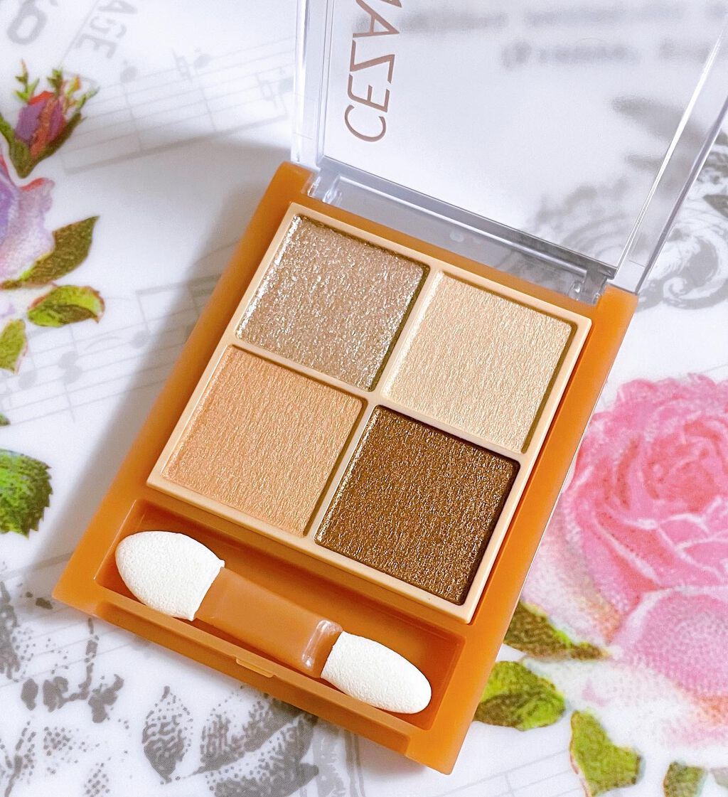 ベージュトーンアイシャドウ/CEZANNE/アイシャドウパレットを使ったクチコミ（1枚目）