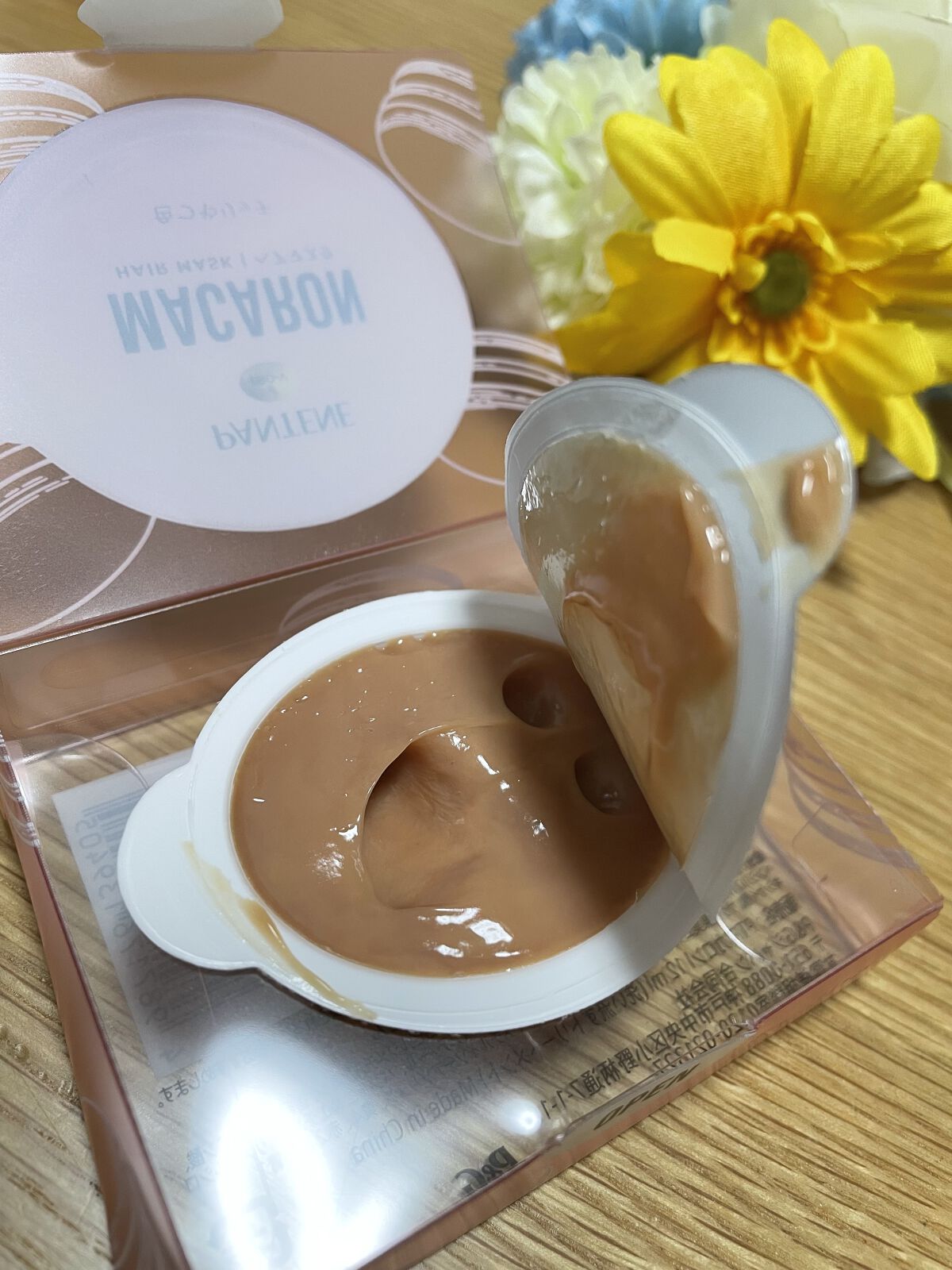 パンテーンマカロン ヘアマスク 色つやリッチ/パンテーン/ヘアマスク・ヘアパックを使ったクチコミ（2枚目）