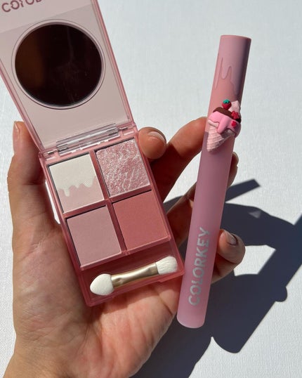 四色アイシャドウパレット/COLORKEY/アイシャドウパレットを使ったクチコミ(2枚目)