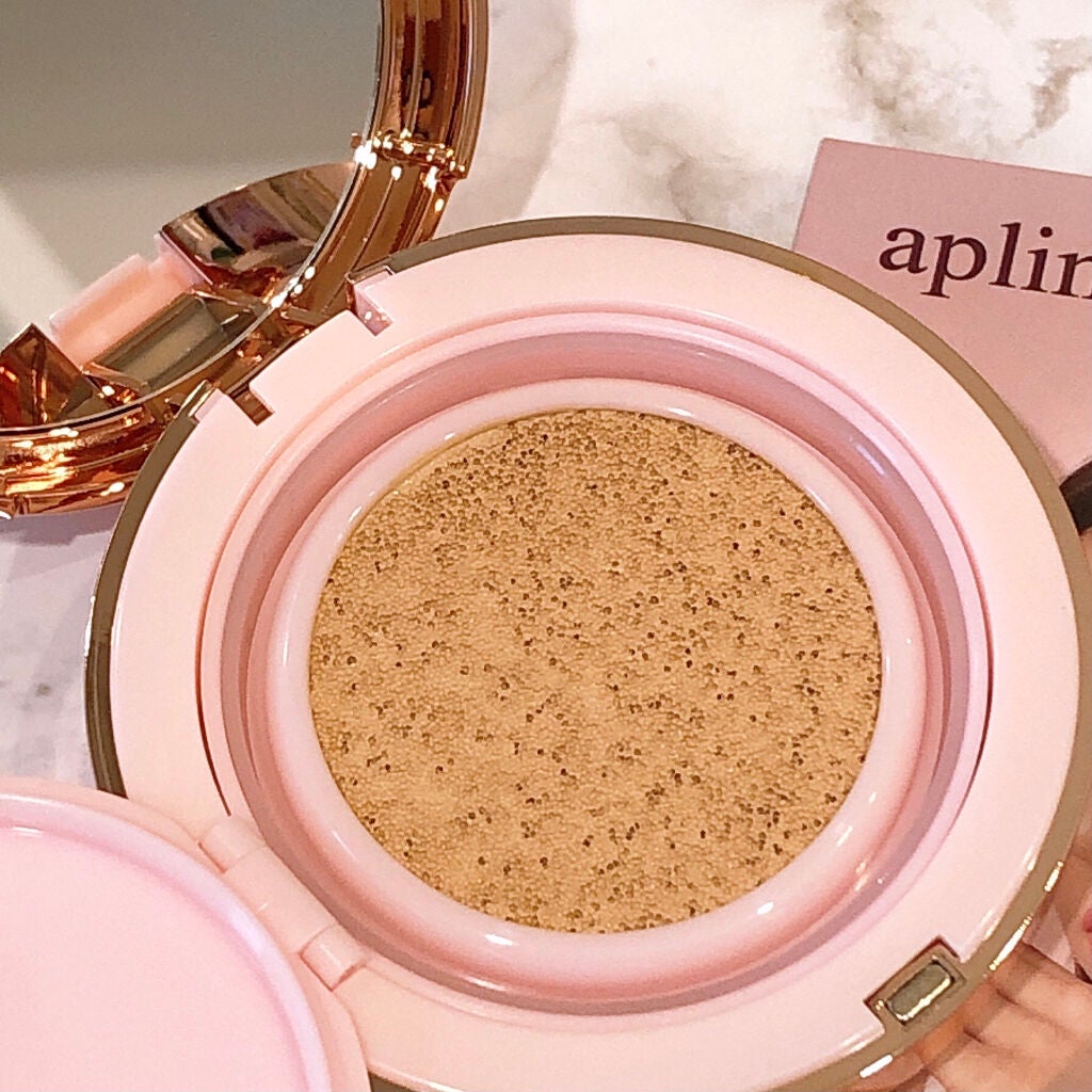 ピンクティーツリーカバークッション/APLIN/クッションファンデーションを使ったクチコミ(6枚目)