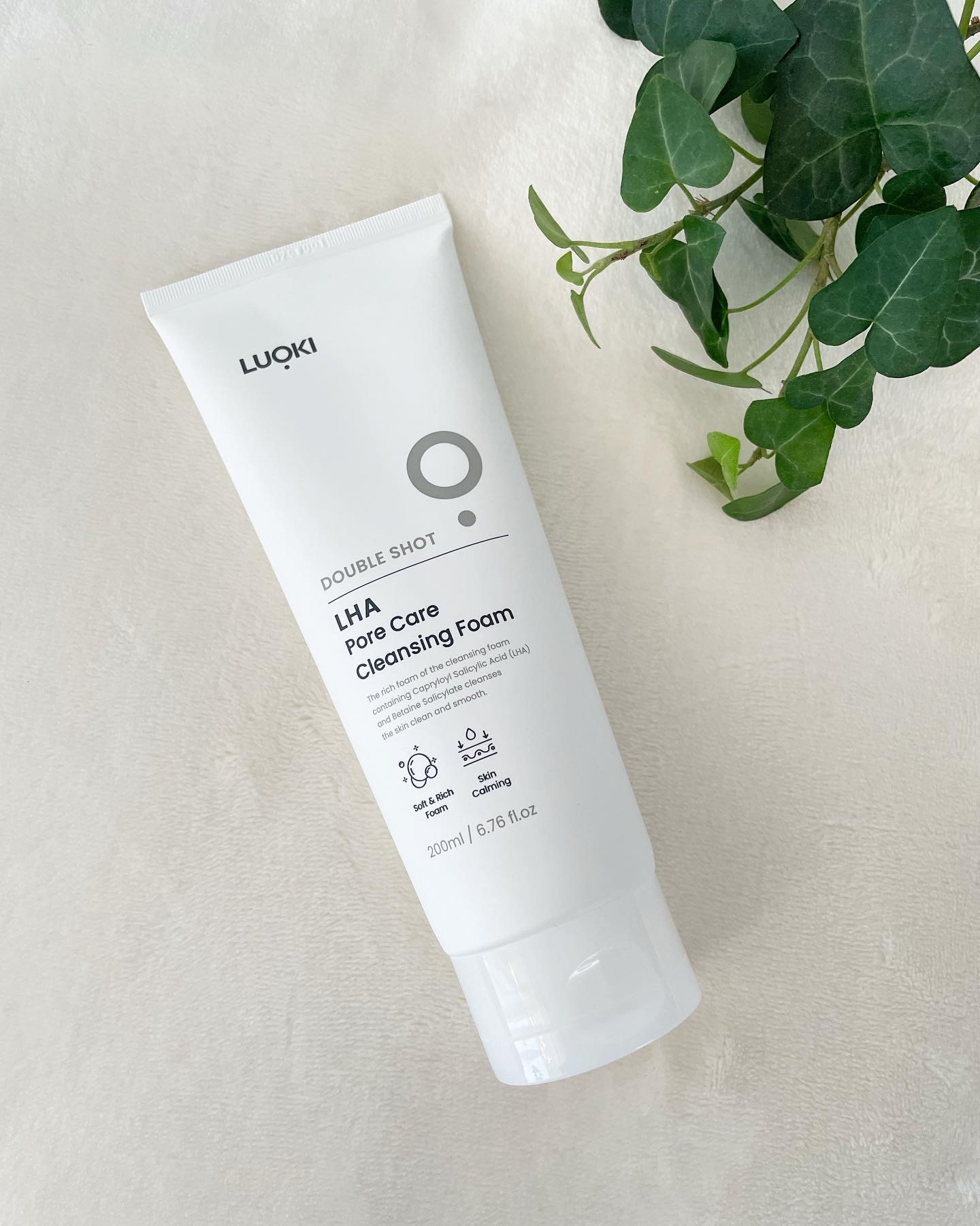 ダブルショットLHA毛穴ケアクレンジングフォーム /LUOKI/クレンジングクリームを使ったクチコミ（1枚目）