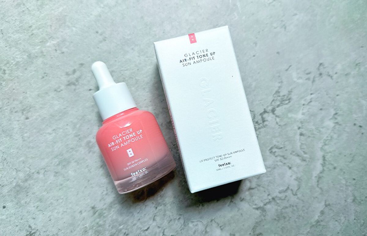 ピルソ グラシアエアフィットトーンアップサンアンプル SPF50 PA+++/feelxo/化粧下地を使ったクチコミ（3枚目）