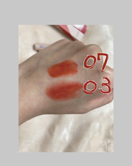 melting dewy lips/CLIO/口紅を使ったクチコミ(3枚目)