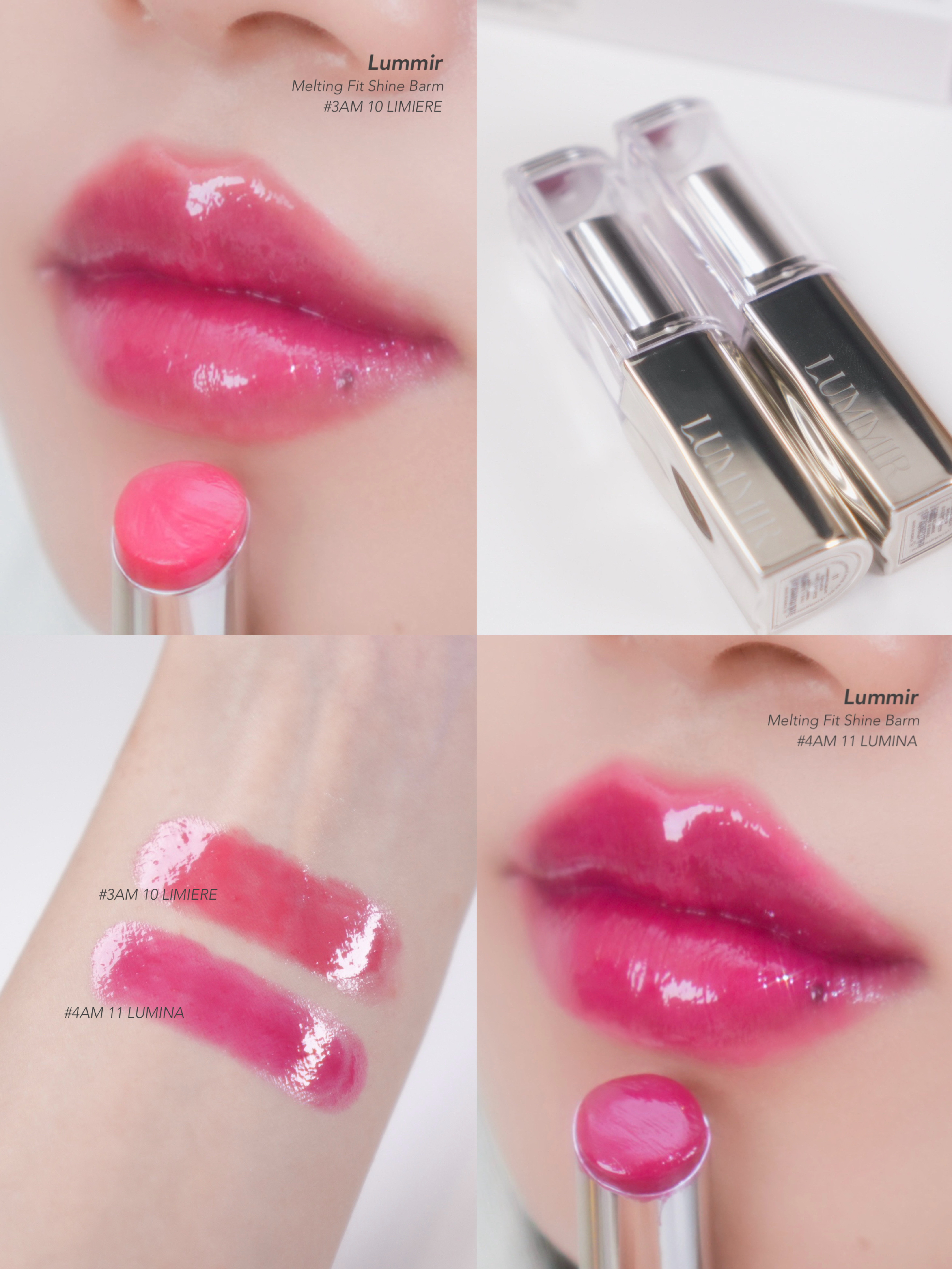 MELTING FIT SHINE BALM/Lummir/口紅を使ったクチコミ（1枚目）