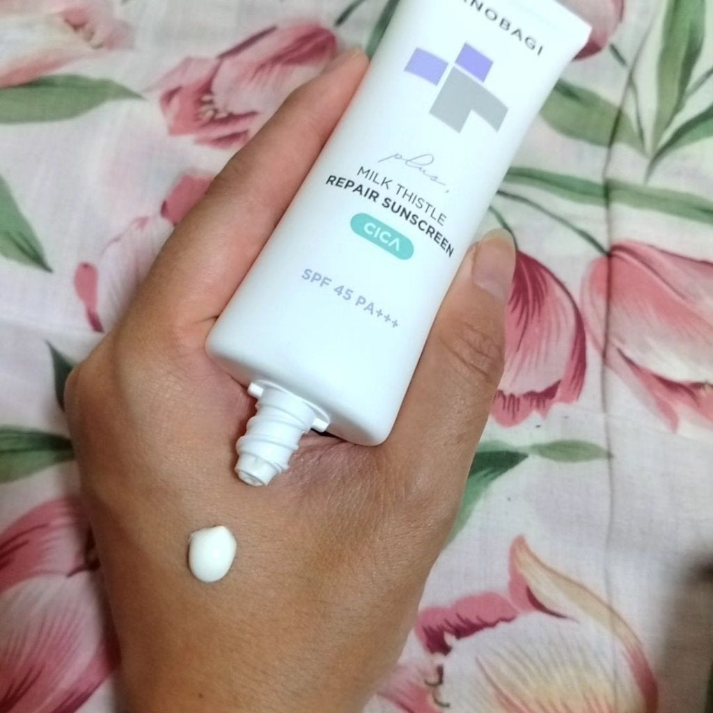 ミルクシスルリペアシカサンスクリーンプラス/BANOBAGI/日焼け止めミルクを使ったクチコミ(3枚目)