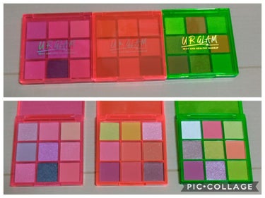 UR GLAM　BLOOMING EYE COLOR PALETTE/U R GLAM/パウダーアイシャドウを使ったクチコミ（2枚目）