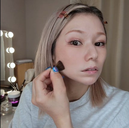 チークブラッシュ/CEZANNE/パウダーチークを使ったクチコミ(5枚目)