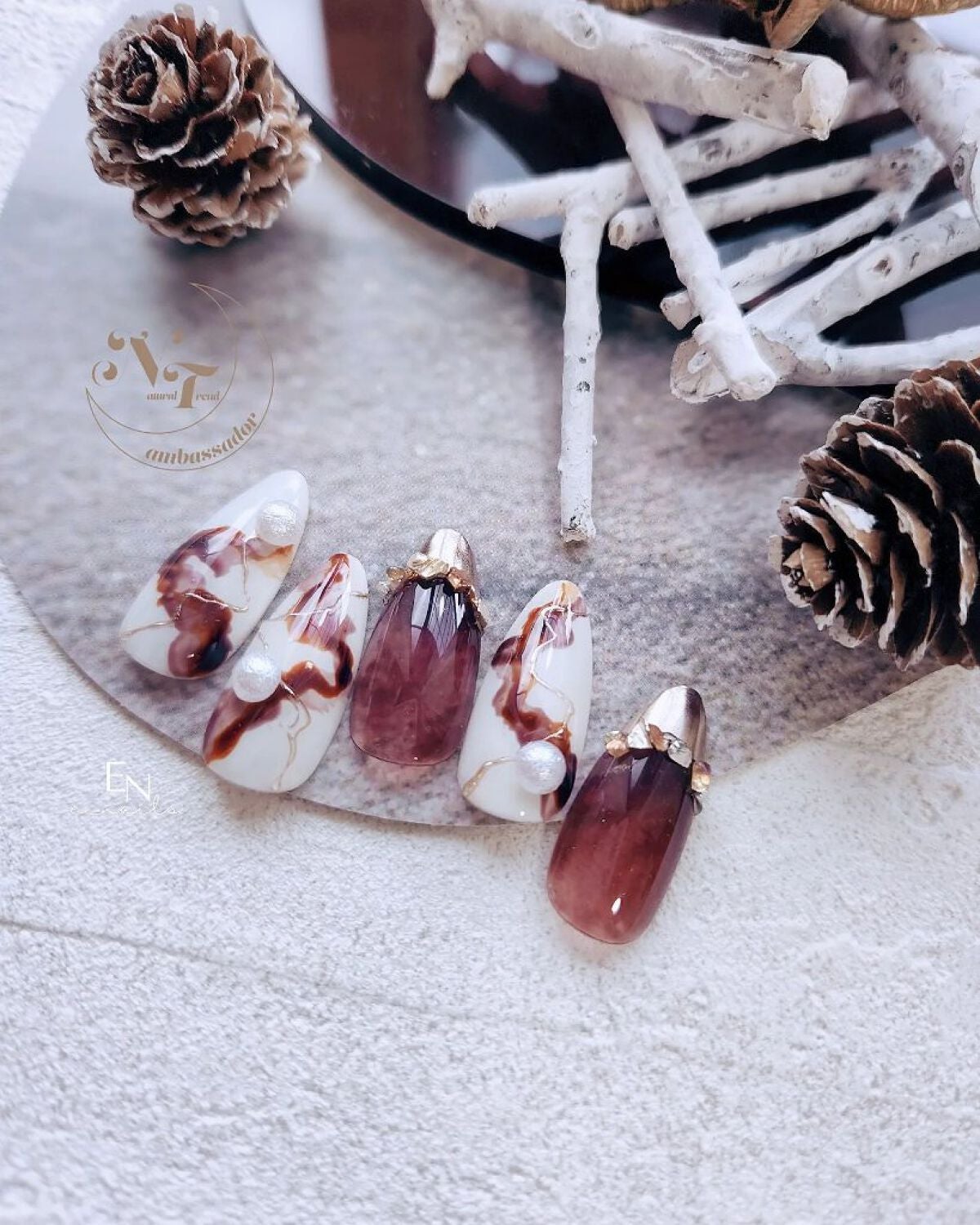 e_nails//フォロバ◎//ネイルとコスメ好きママ on LIPS 「こんにちは♫@natural__trendアンバサダーのえっち..」(1枚目)