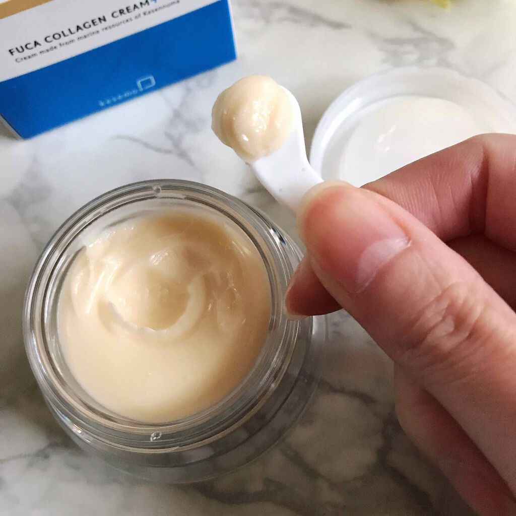フカコラーゲンクリーム/MARINUS/フェイスクリームを使ったクチコミ(2枚目)