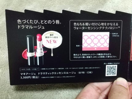 ドラマティックエッセンスルージュ/マキアージュ/口紅を使ったクチコミ(2枚目)