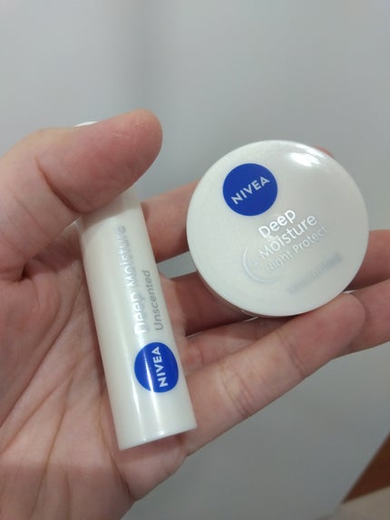 ニベア ディープモイスチャーリップ/ニベア/リップクリームを使ったクチコミ(3枚目)