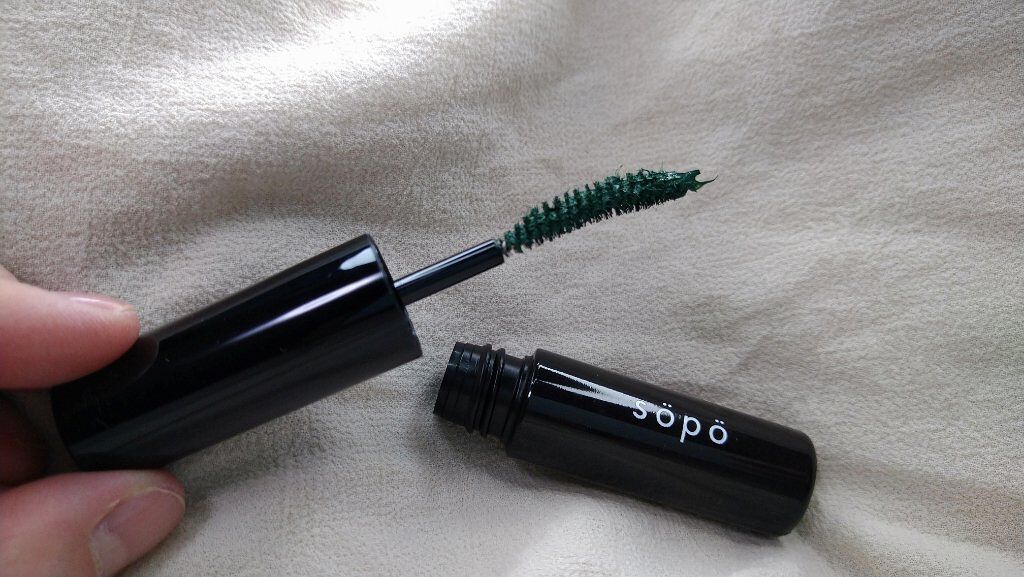 カラーマスカラ/sopo/マスカラを使ったクチコミ（1枚目）