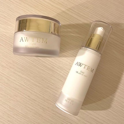 ナイトリフトオールインワン(夜⽤ジェルクリーム)/AWTEM/オールインワン化粧品を使ったクチコミ(1枚目)